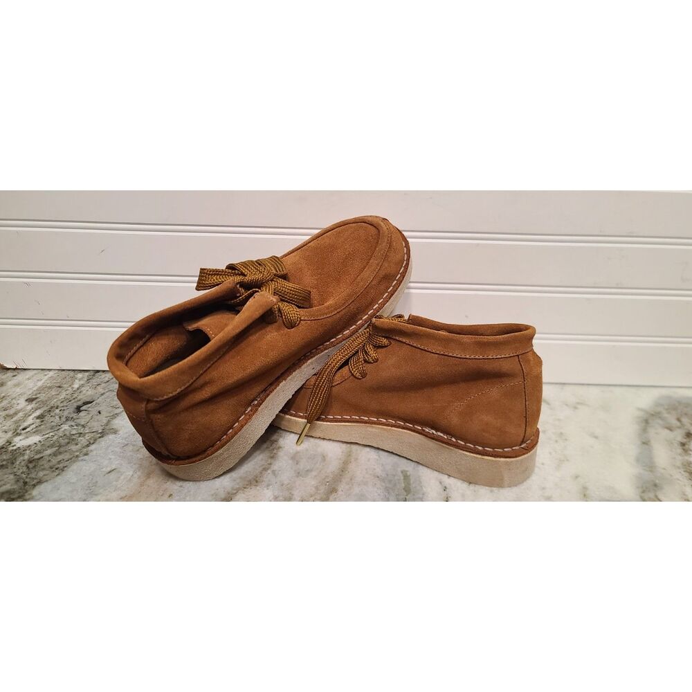 Free People Ashton Moccasin Chukka Ankle Boots Women's Size 40 Tan Leather NEW